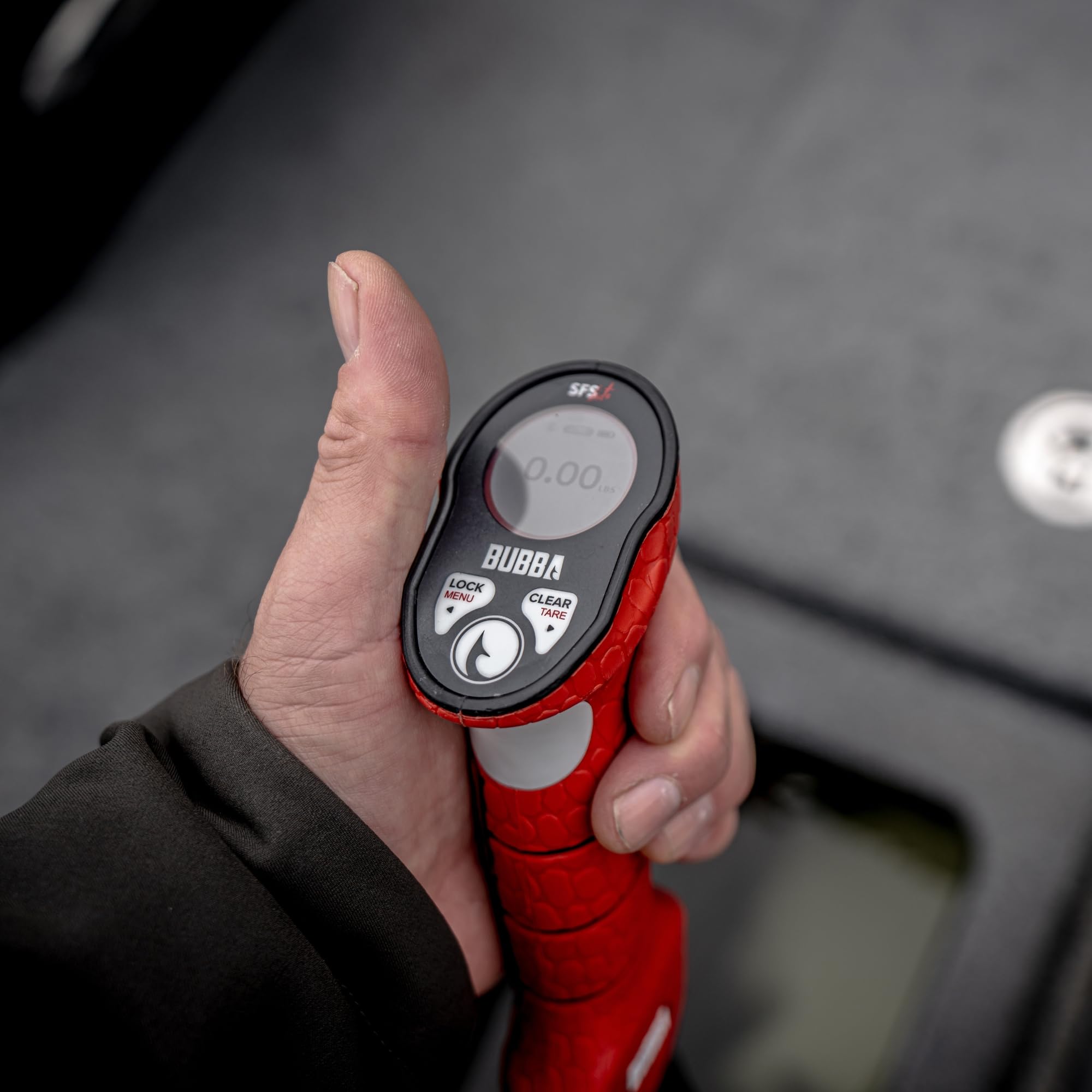 Auto-lock feature demonstrated on Bubba Smart Scale Lite