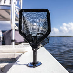 Floating design helps prevent loss if dropped overboard.