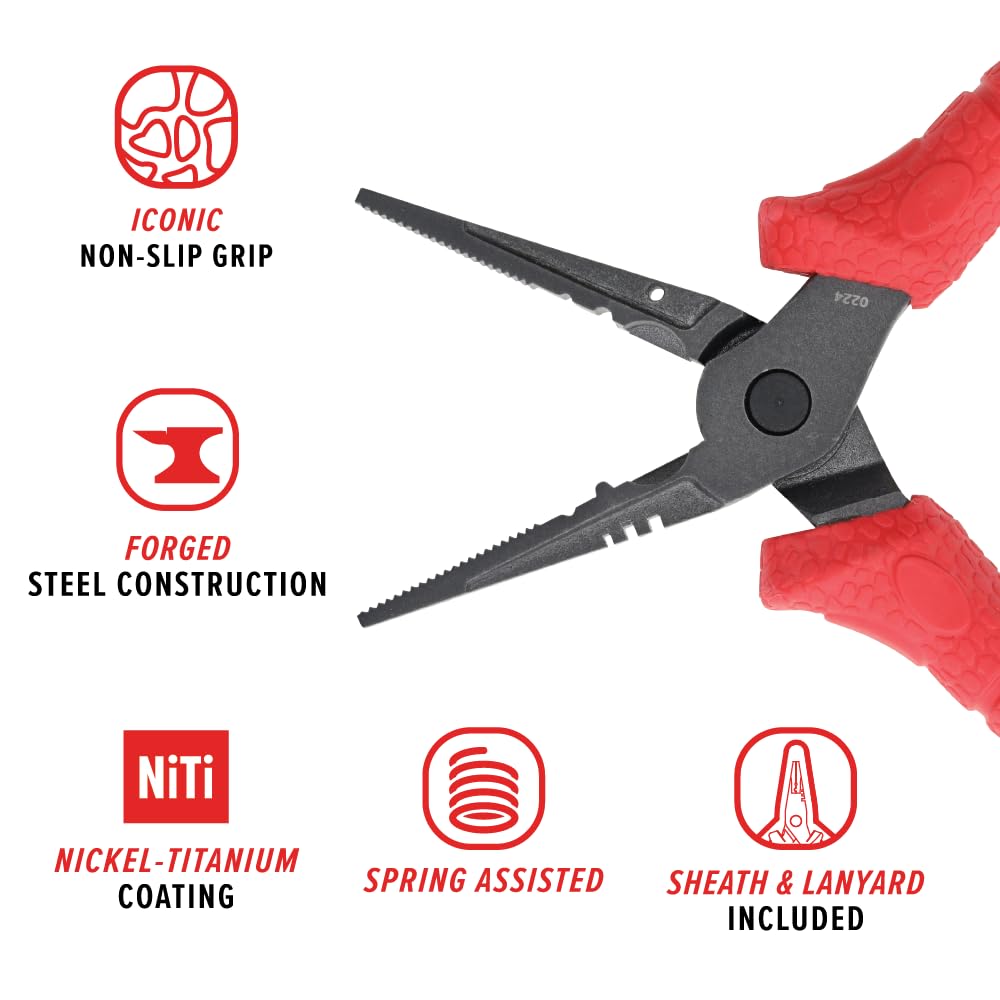 BUBBA pliers with hook pulling holes simplify dehooking tasks