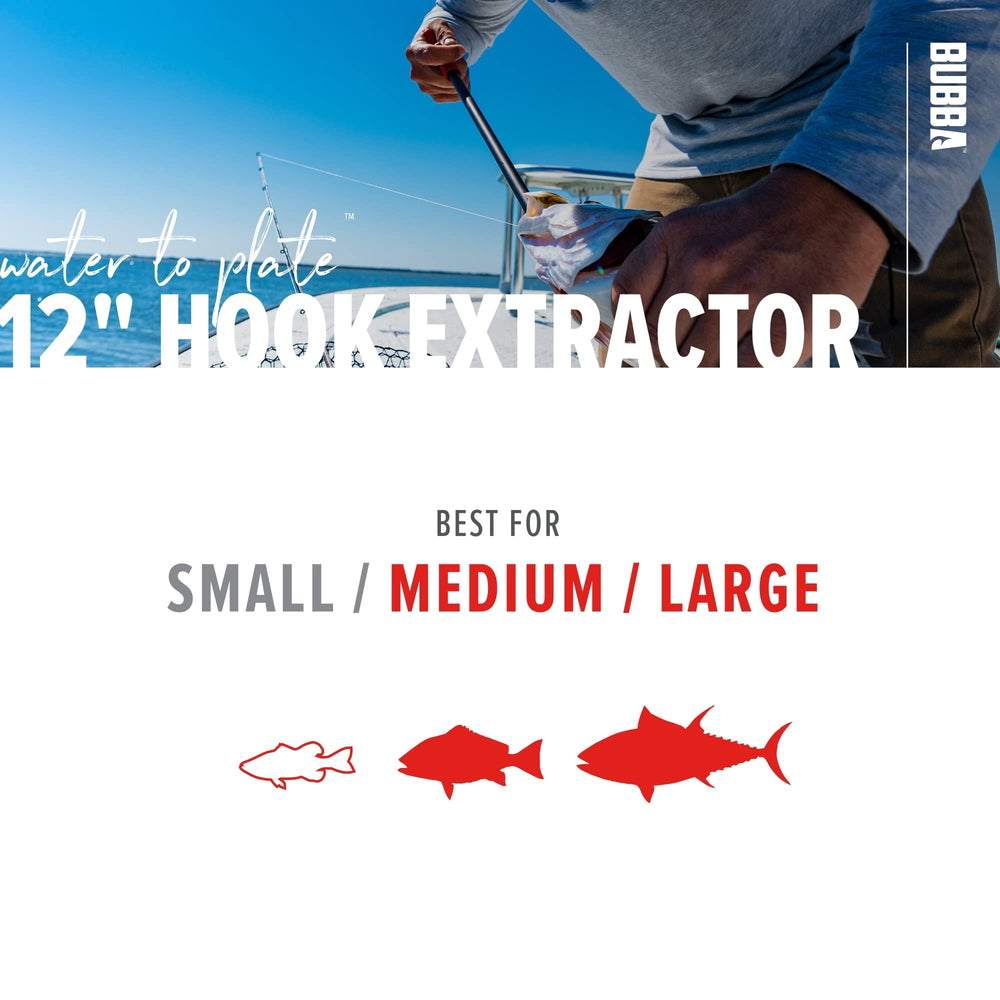 BUBBA hook extractor in action safely removes buried hooks.
