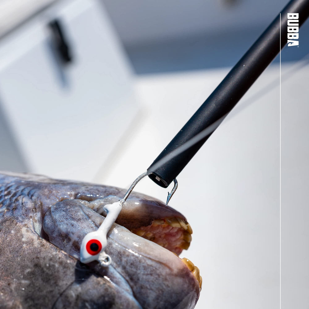 BUBBA tool displayed for boat storage and easy access.