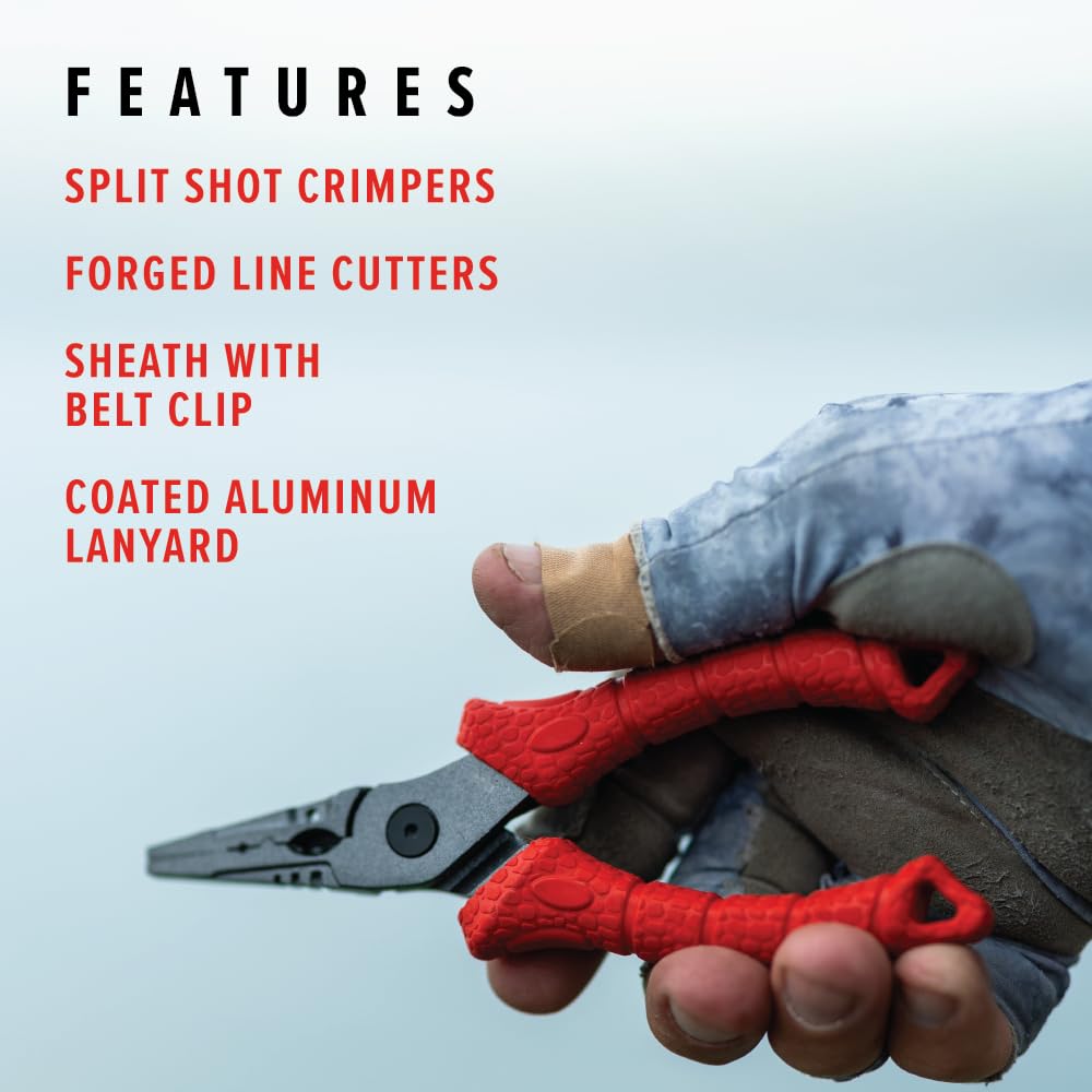 BUBBA polymer sheath with belt clip keeps tools accessible.