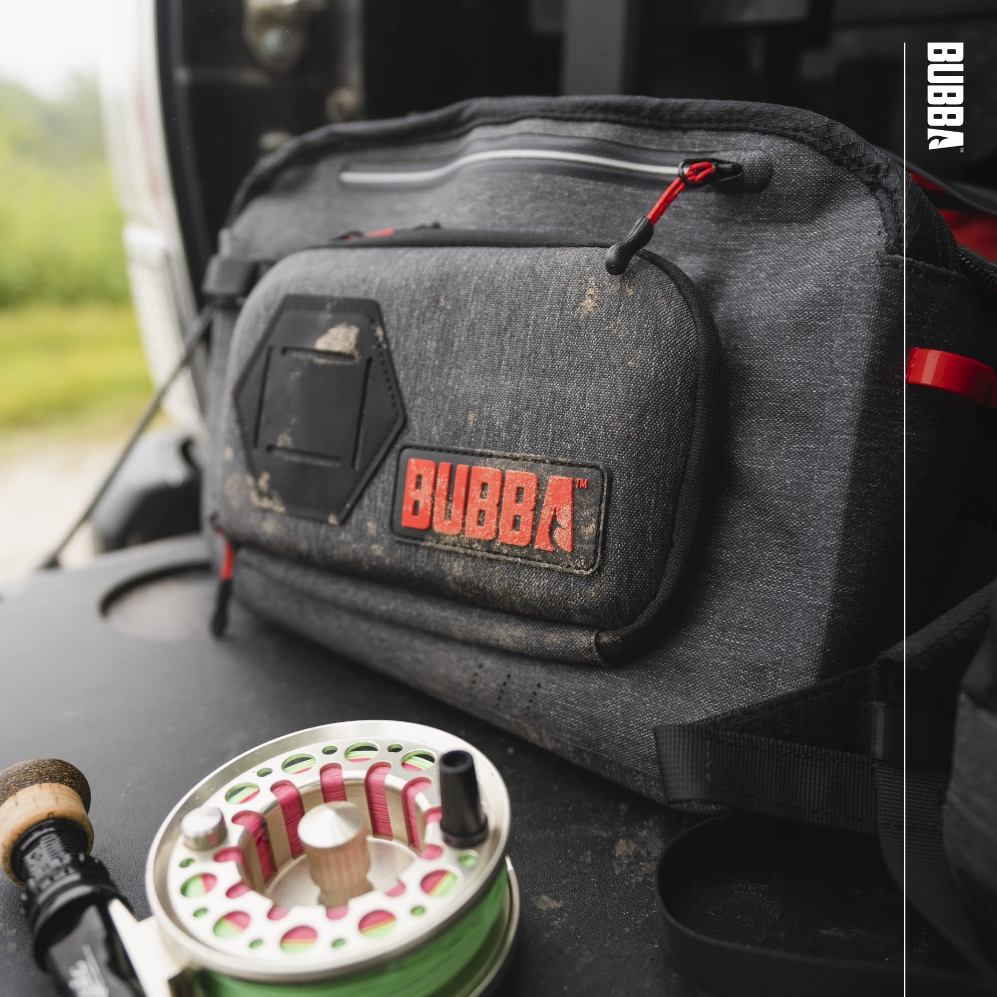 BUBBA Seaker Series hip pack bottle holder ready for beverages on the go