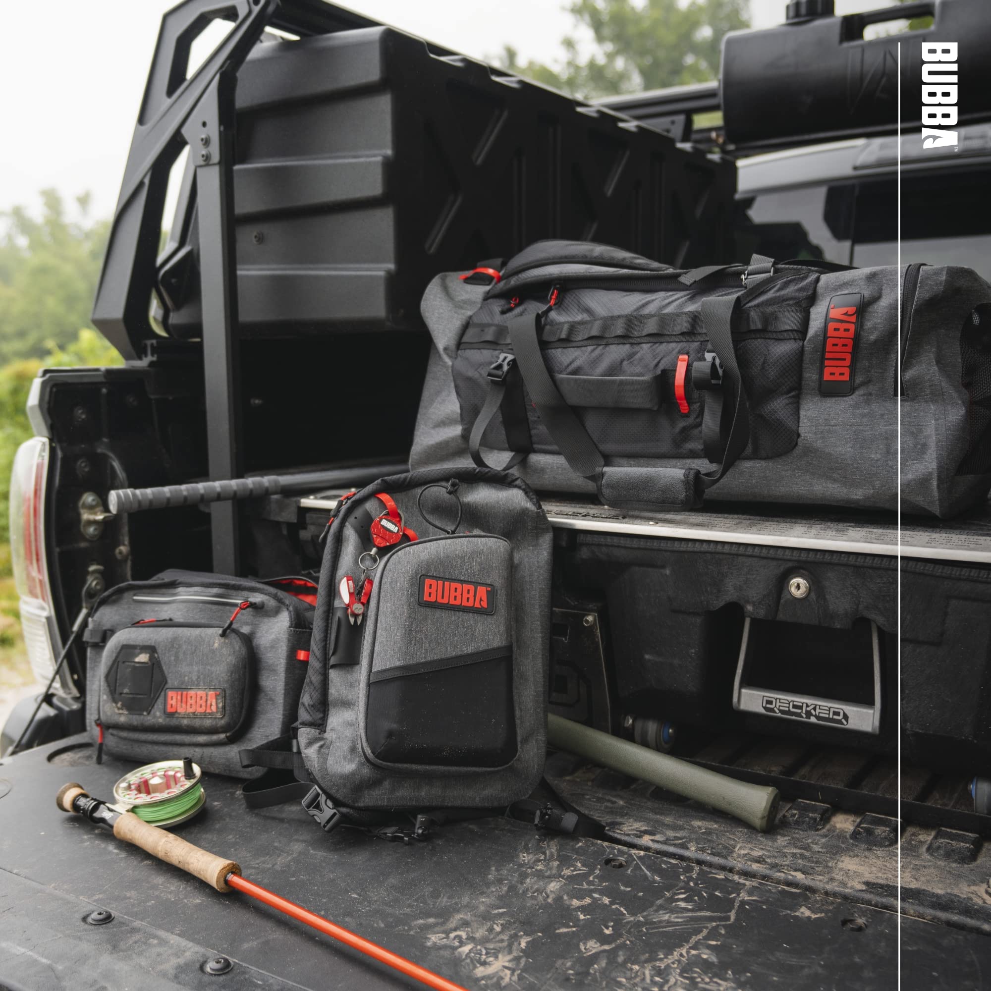 BUBBA Seaker Series hip pack worn as waist belt or sling for versatile carry