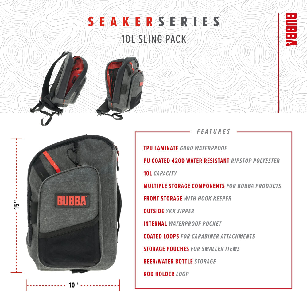 BUBBA Seaker Sling rod holder loop keeps your rod secure hands-free