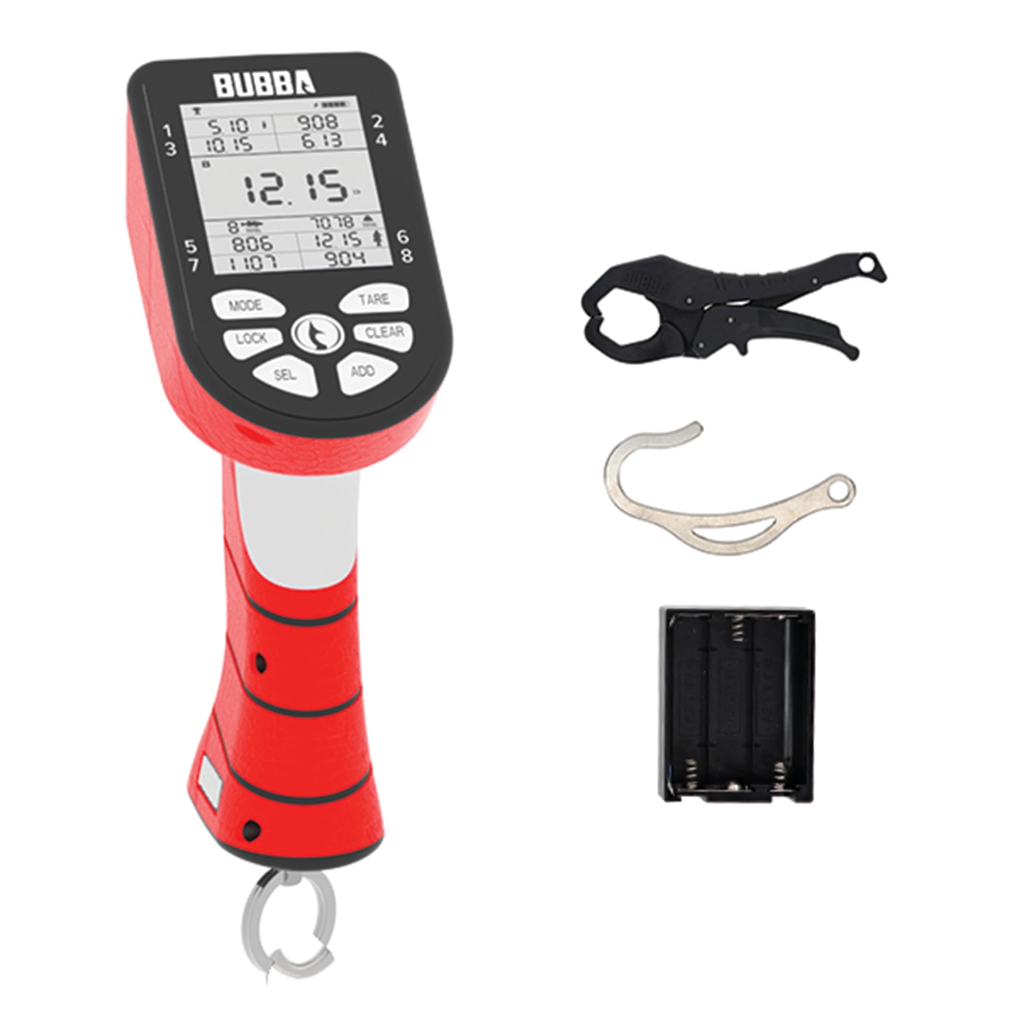 Exterior view of BUBBA Smart Fish Scale with compact grip