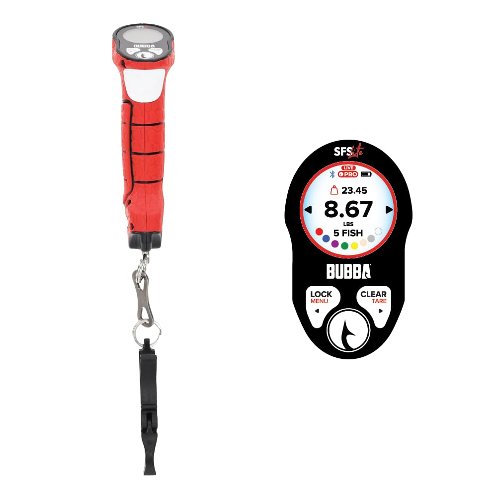 BUBBA Smart Fish Scale Lite display delivers accurate readings outdoors.