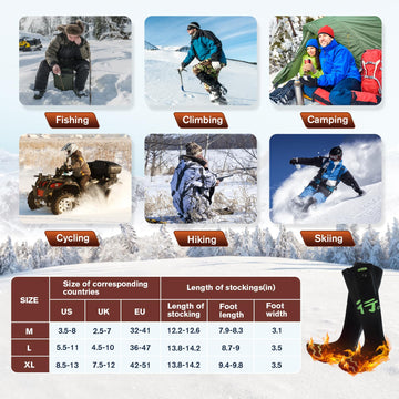 Bubbacare heated socks feature ultra-thin heating element for discreet warmth