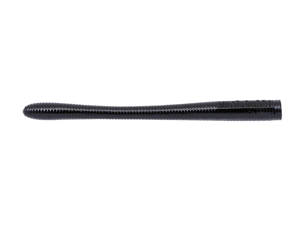Bucca Brand Baby Bull Rat 3.25in Black full view, lifelike topwater lure for bass