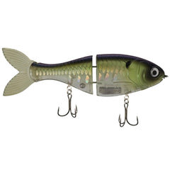 Bucca Brand Trick Shad 8-inch Green Gizzard glides lifelike to lure large predators.