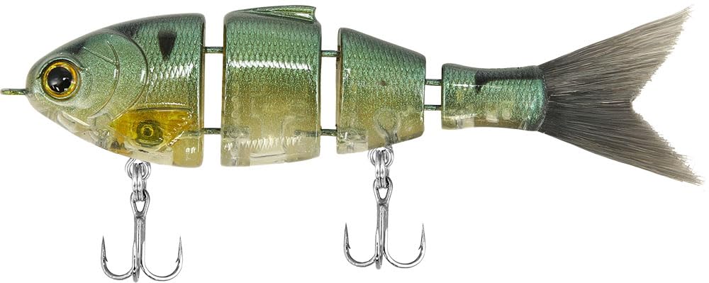 Bucca Lil Baby Bull Shad Green Gizzard ready for finesse casting.
