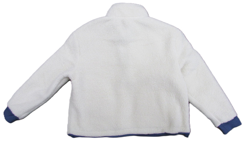 Buc-ee's sherpa fleece jacket chest logo patch highlights authentic brand style