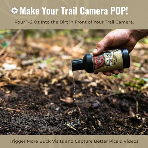 Buck Fever Synthetics Dirt Fusion scent applied in soil to lure whitetails during early season