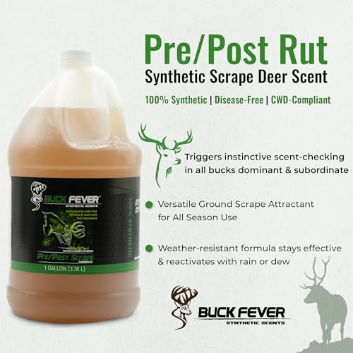 Buck Fever mock scrape scent demonstration attracting bucks