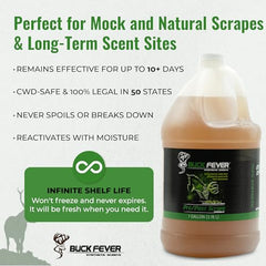 Buck Fever scent drag line setup for trail aroma cues