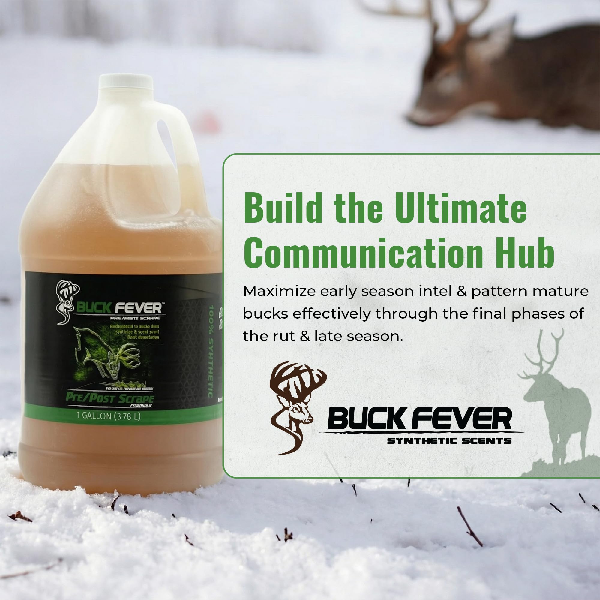 Buck Fever US-made packaging showcasing long storage life