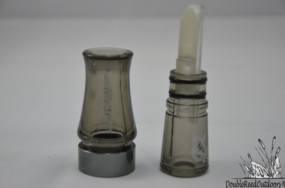 Buck Gardner box set in green smoke poly offers two durable calls in one package