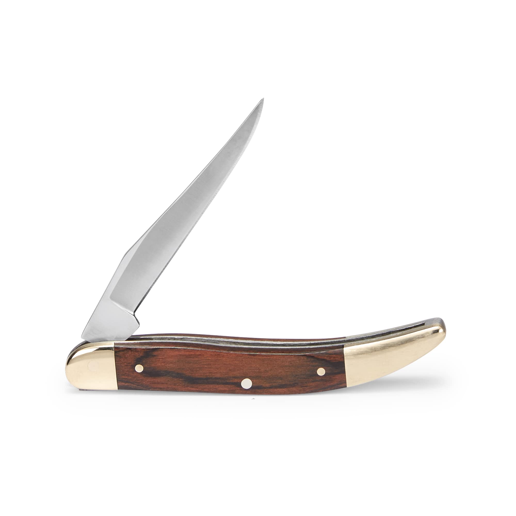 Clip-point blade on Buck Toothpick (2-1/4 inch) for precise cuts