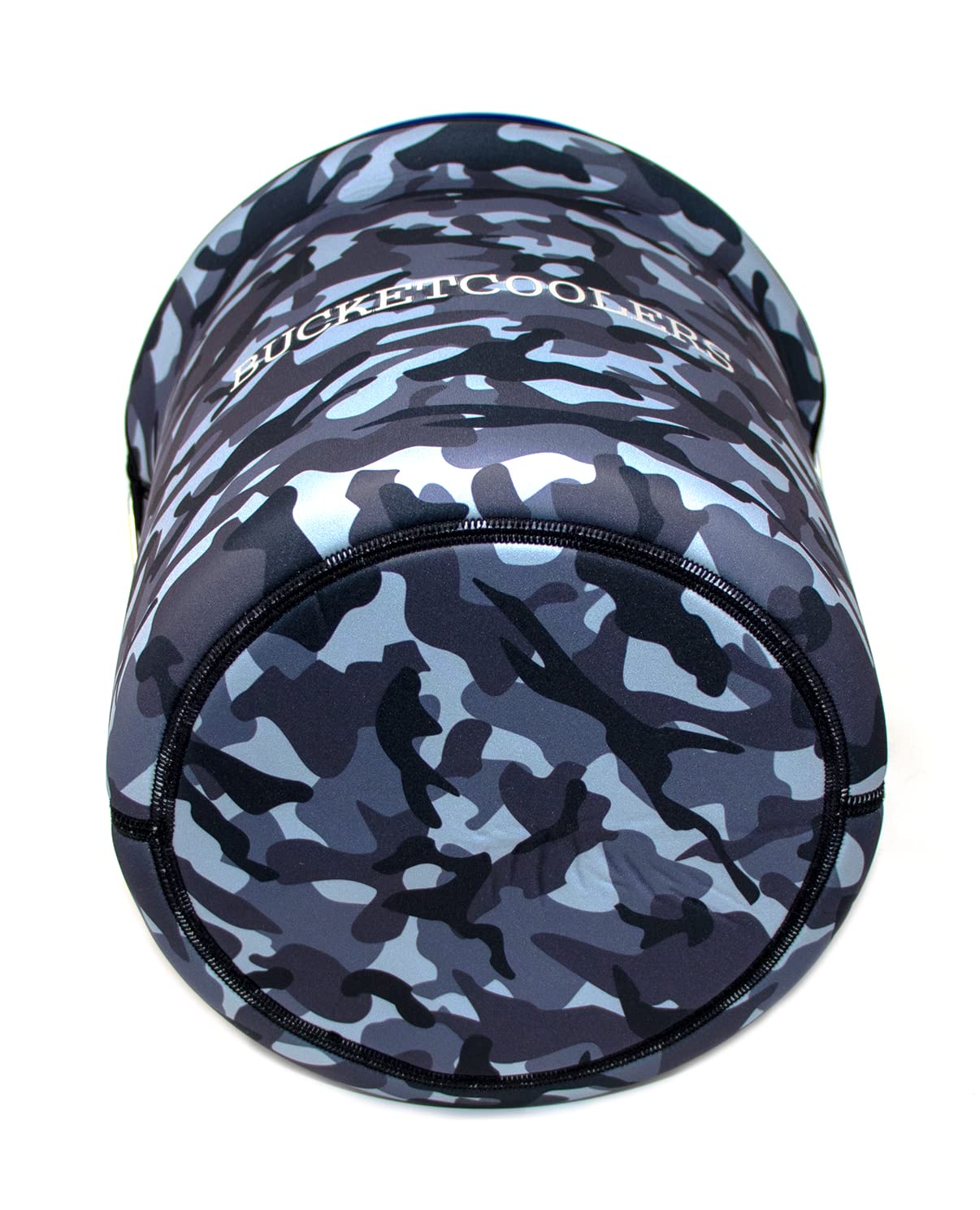 Bucket Cooler 13-inch tall sleeve fits standard 5-gallon buckets.