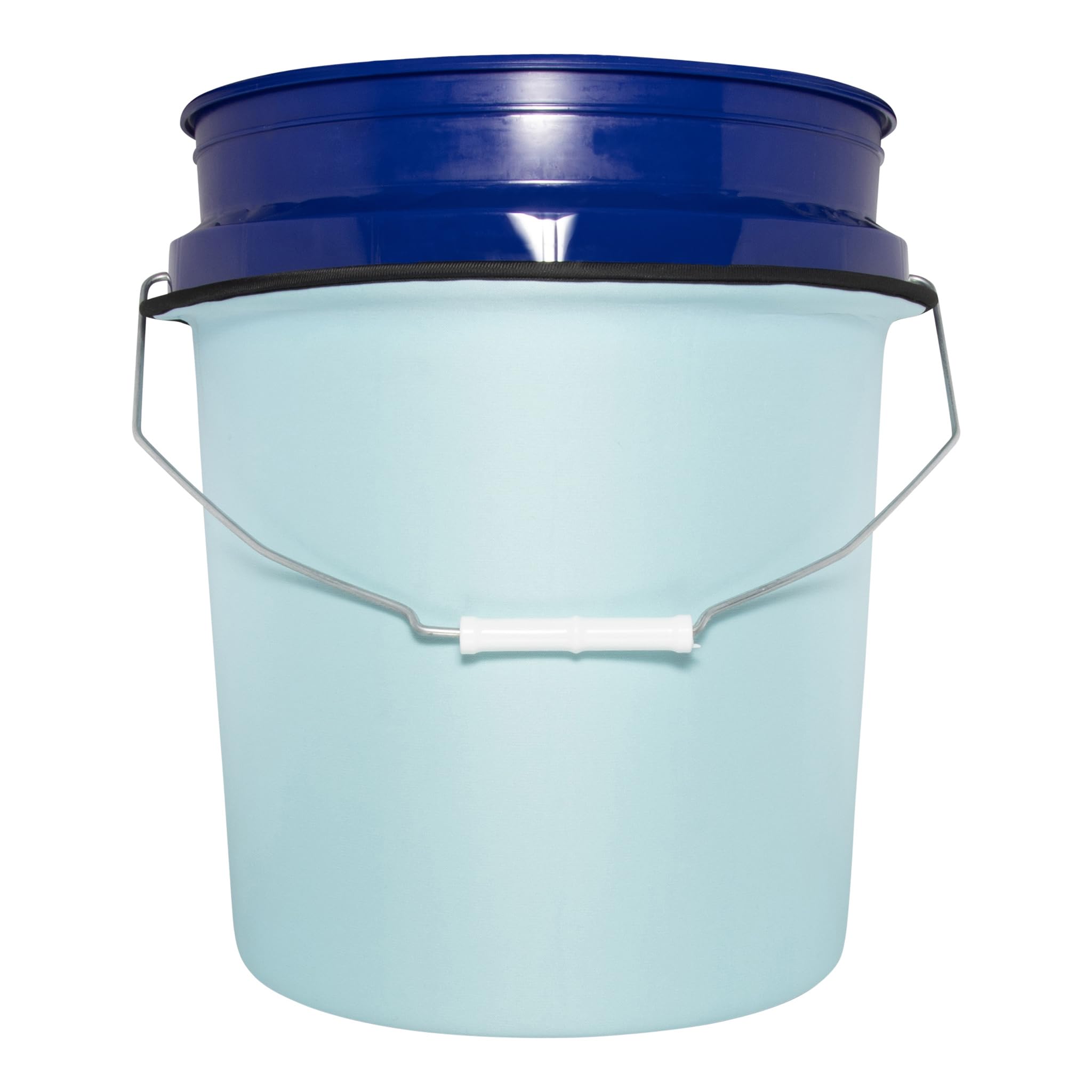 Edge guard along the top circumference of the bucket cooler