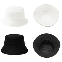 Unisex cotton bucket hats for women and men