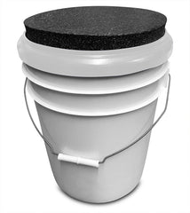 Bucket Lidz 1-inch padded lid creates a sturdy seat during tasks.