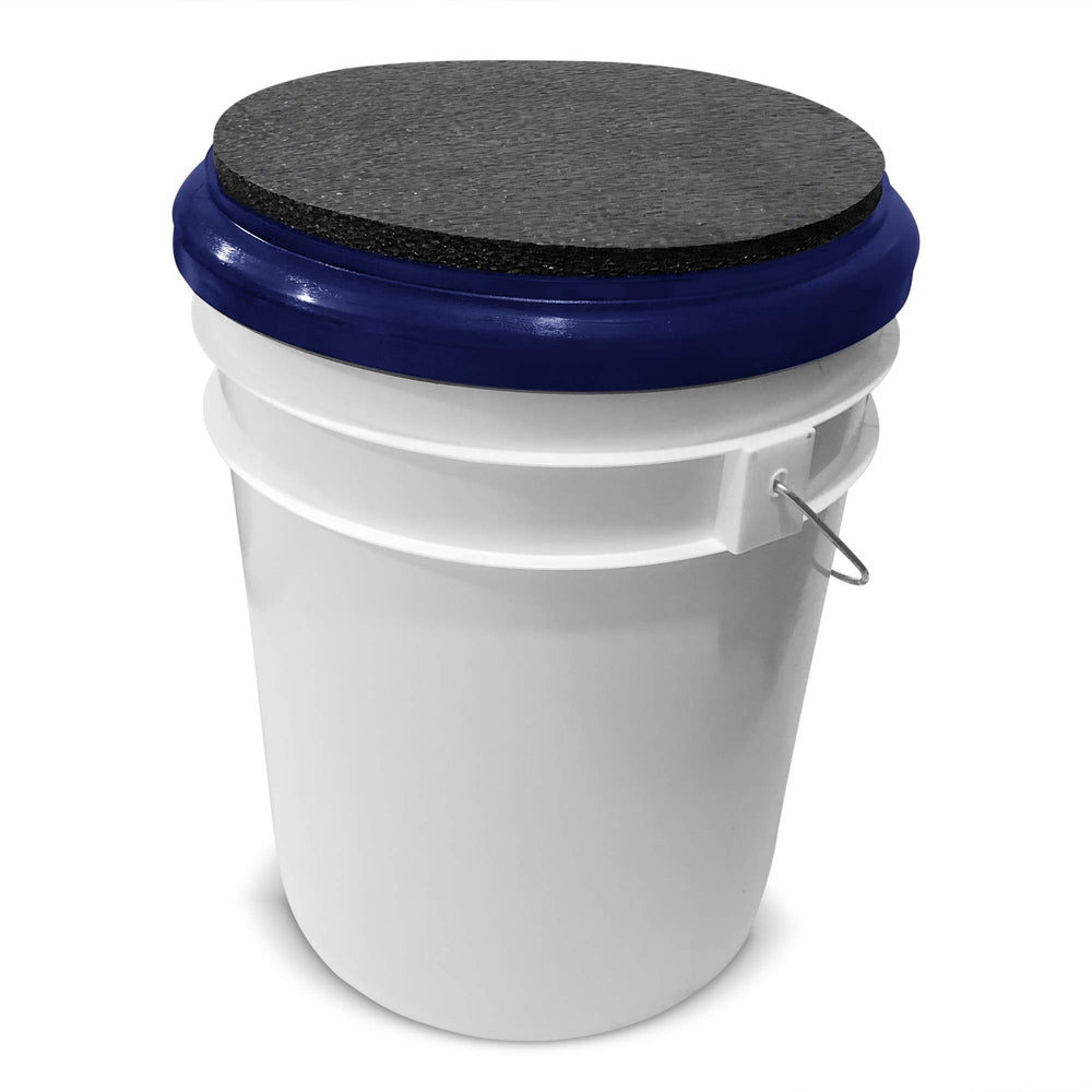 Bucket Lidz EZ on/off pad lid for quick setup during games.