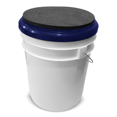 Bucket Lidz EZ on/off pad lid for quick setup during games.