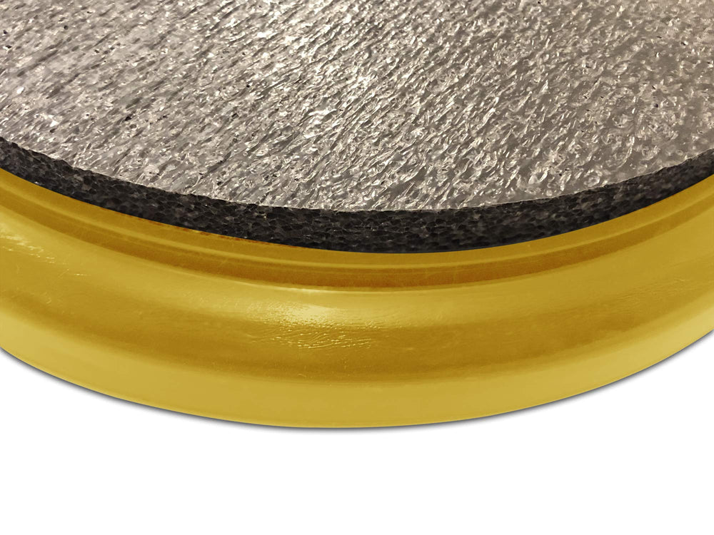 BUCKET PROS Bucket Lidz made in USA lid with padded yellow pad for outdoor use