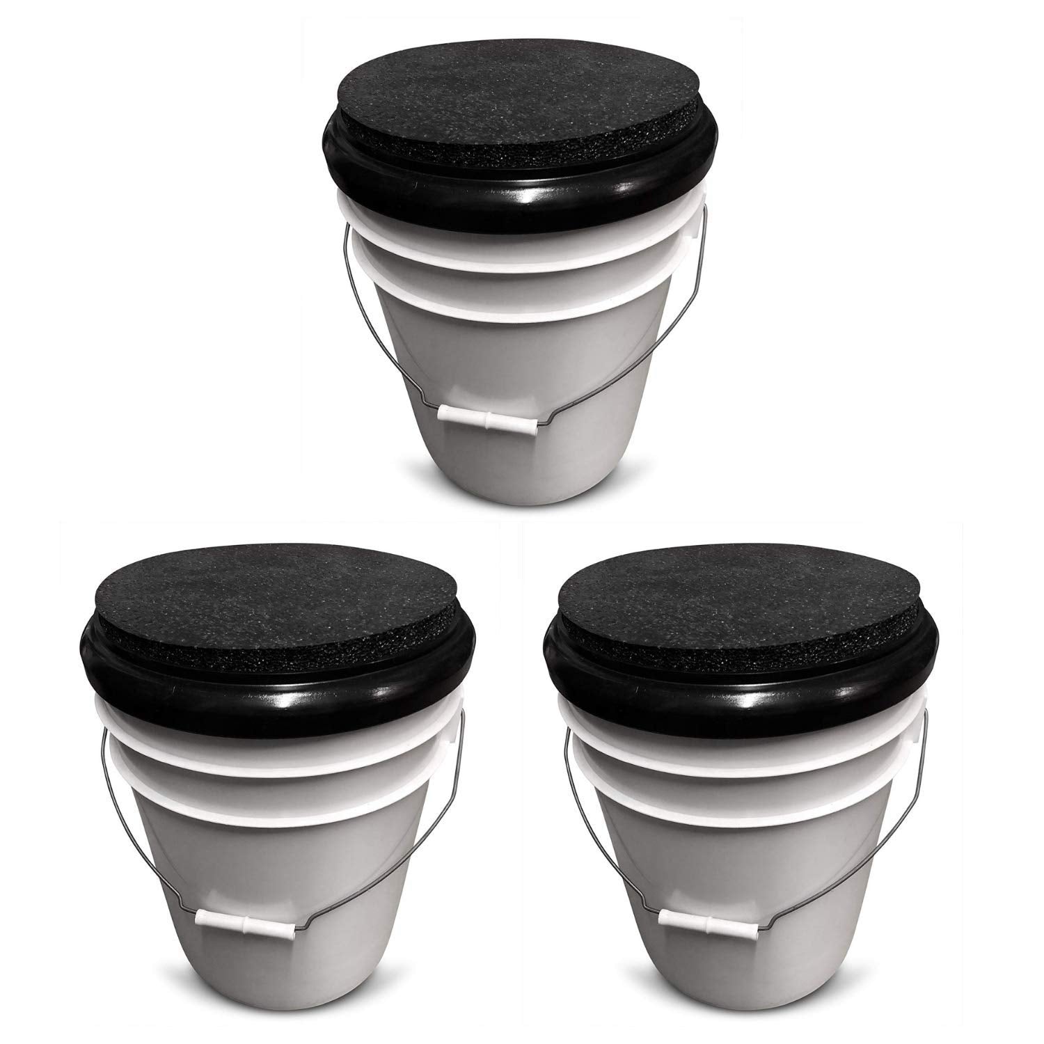Close-up of Bucket Lidz 3/4-inch foam cushion for cushioned seating.