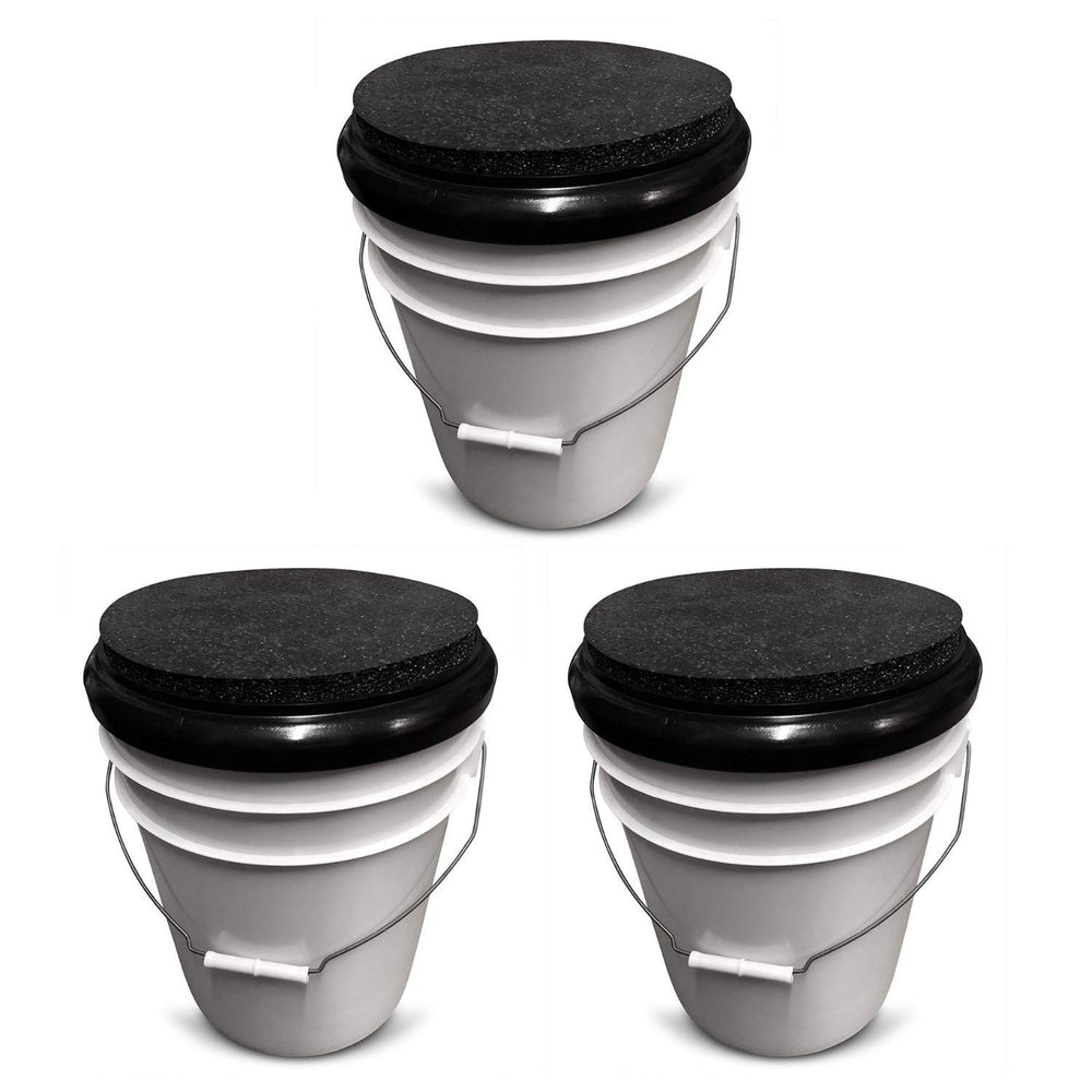 Close-up of Bucket Lidz 3/4-inch foam cushion for cushioned seating.