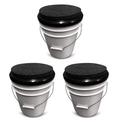 Close-up of Bucket Lidz 3/4-inch foam cushion for cushioned seating.