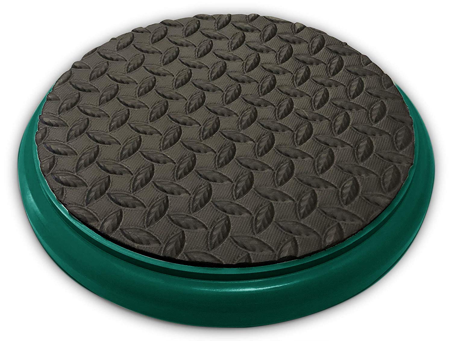 BUCKET PROS Green Frame padded lid on a 5-gallon bucket for secure storage.
