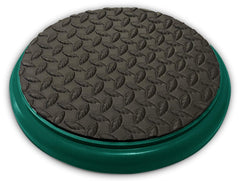 BUCKET PROS Green Frame padded lid on a 5-gallon bucket for secure storage.