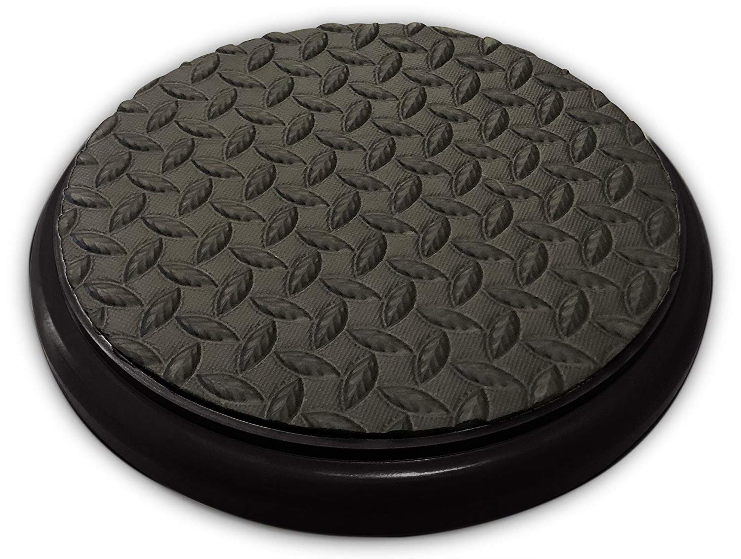 Bucket Pros padded lid with diamond pad frame on a bucket for durable protection.
