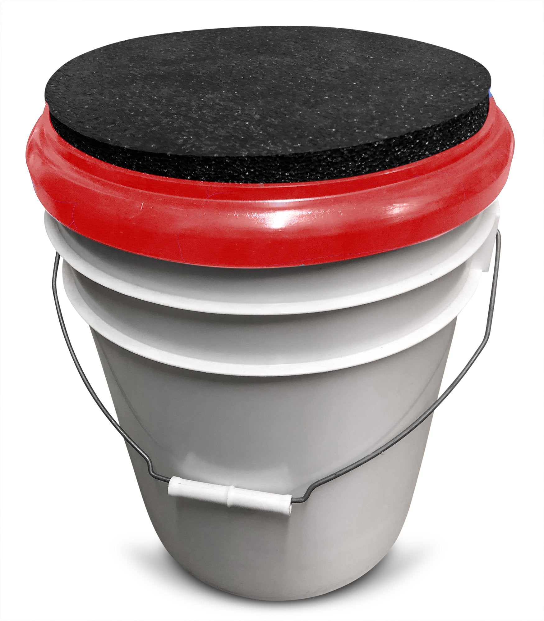 BUCKET PROS snap-on lid showcasing quick coverage and USA-made durability