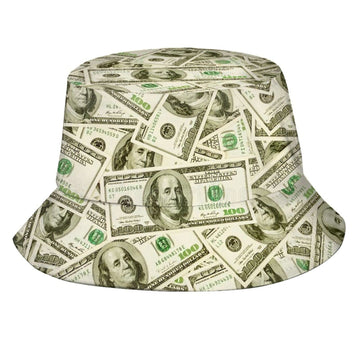 Unisex bucket hat in polyester twill fabric