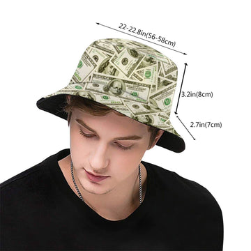 Foldable bucket hat suitable for fishing, hiking, camping