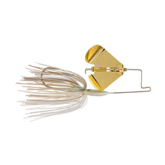 Buckeye Lures Buzzerk Buzzbait showcases forage-mimic skirts and colors for lifelike attraction.