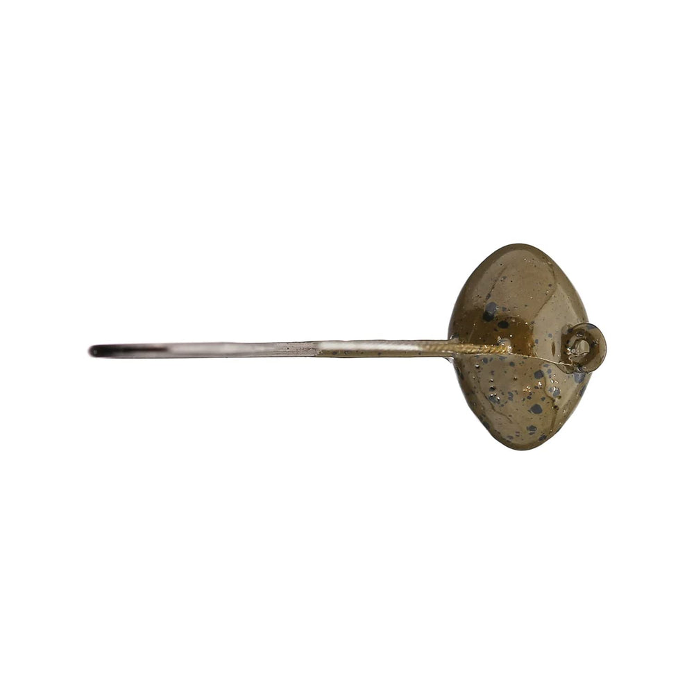 Buckeye Lures Flick-It Jighead football head design improves cast and action