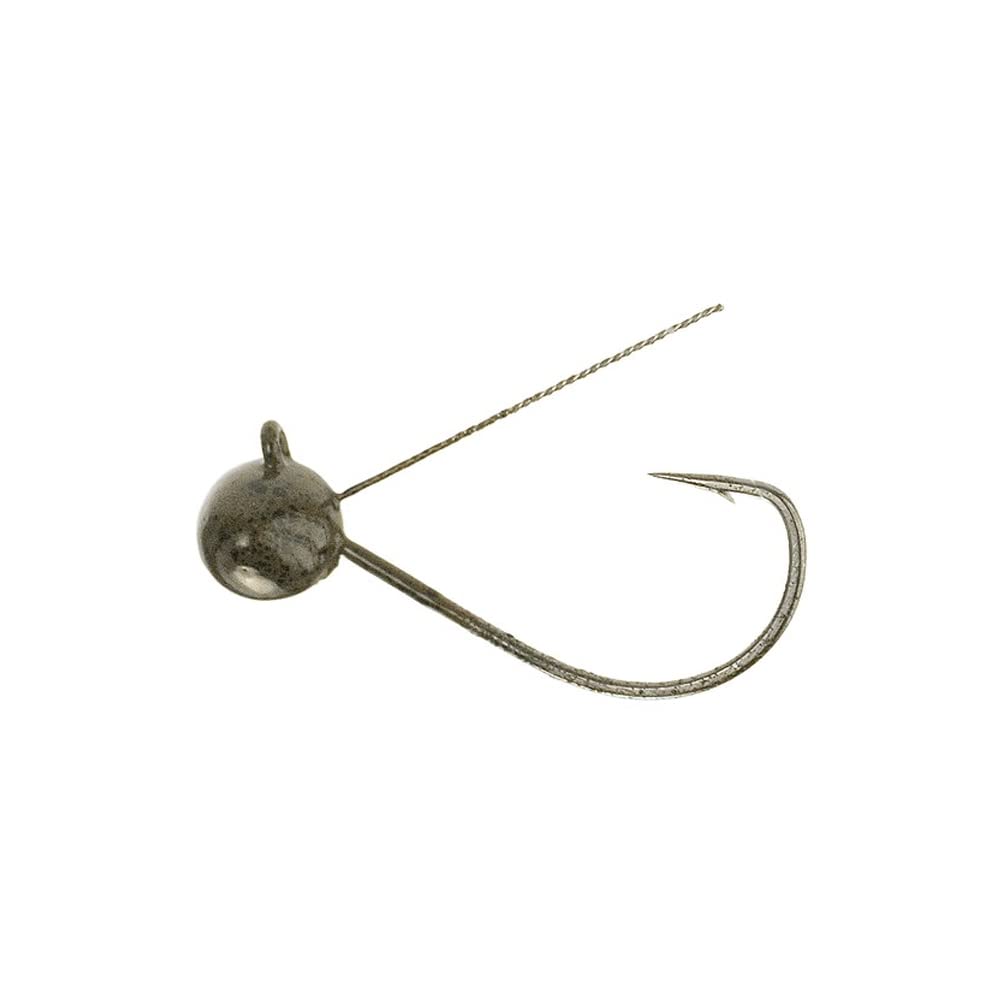 Buckeye Lures Flick-It Jighead with wire weed guard near cover