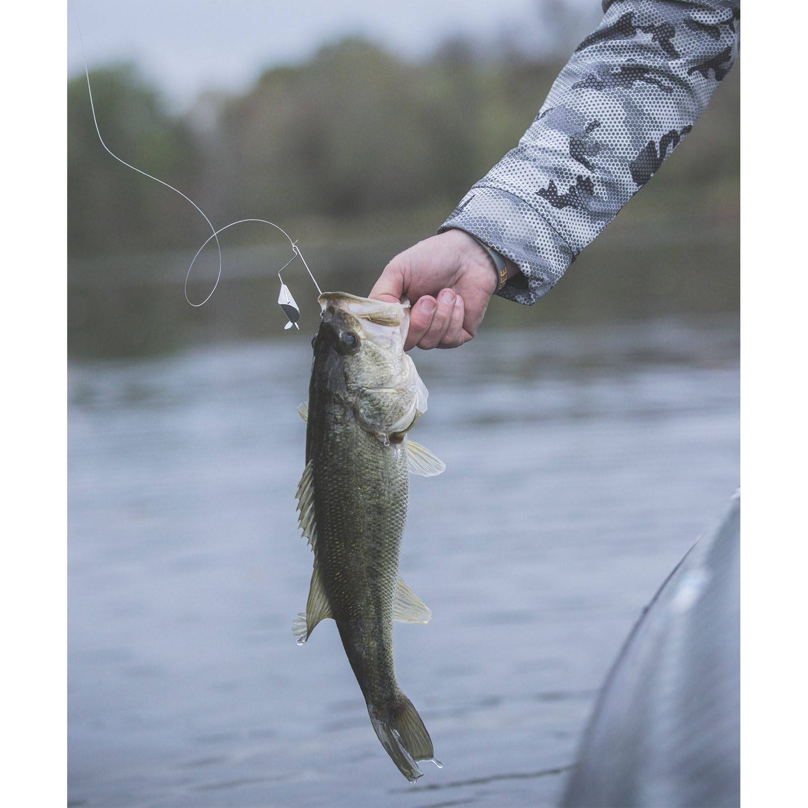 Swindle-designed wire-work and rivet precision on G-Buzz Bait.