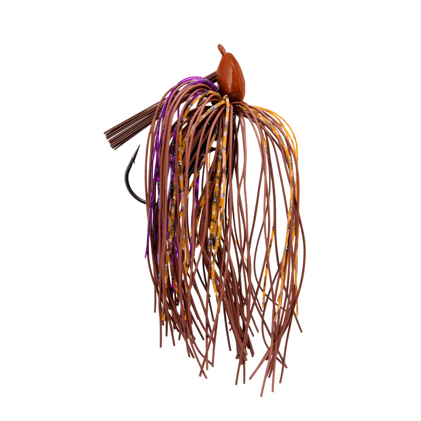 Buckeye Lures Mini Mop Jig front view highlighting finesse profile for finicky bass