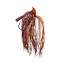 Buckeye Lures Mini Mop Jig front view highlighting finesse profile for finicky bass