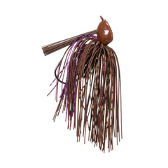 Buckeye Lures Mini Mop Jig in-water action with rattles drawing strikes