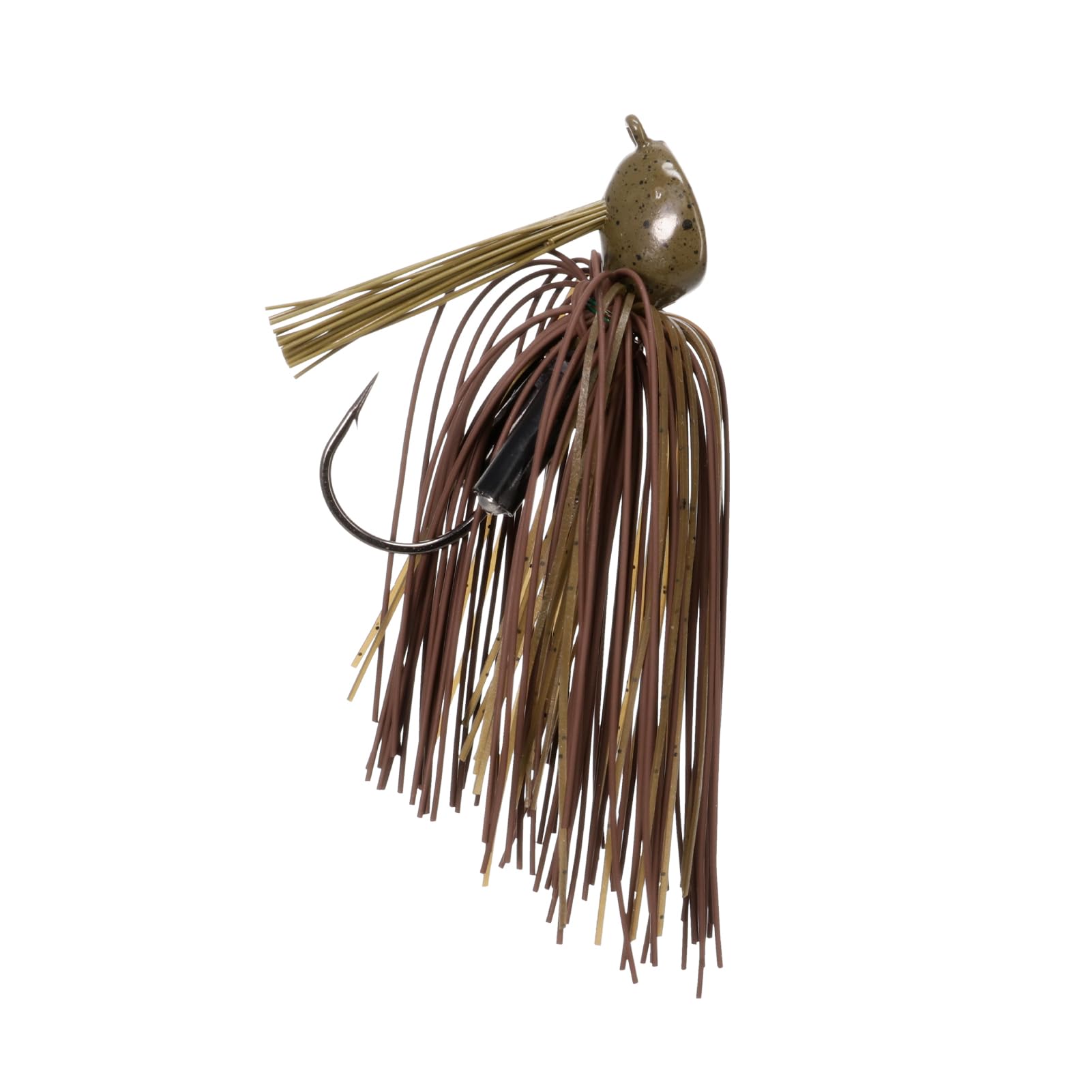 Buckeye Lures Mini Mop Jig rattles attract bass in murky water
