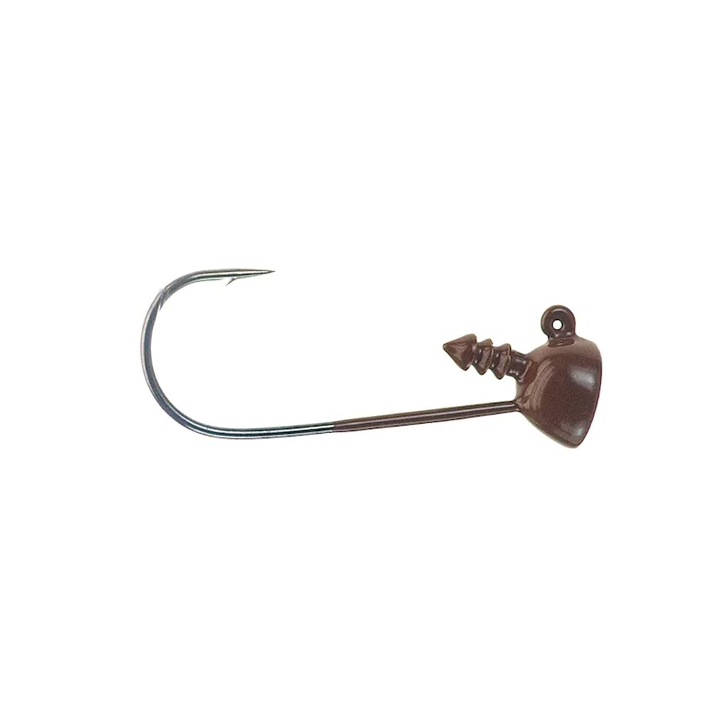 Buckeye Lures Spot Remover Jig Head in brown for spotted bass and deep-water presentations