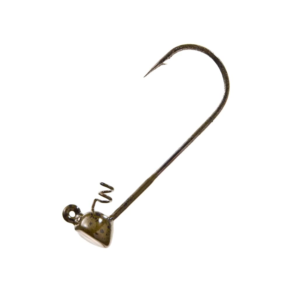 Buckeye Lures Spot Remover Magnum Jig Head shows long-shank black nickel hook for deep-water bass.