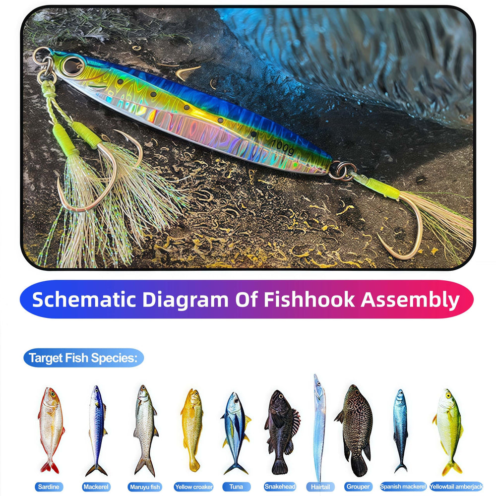 BUCUS PE braided assist lines provide extra pulling strength for bigger fish