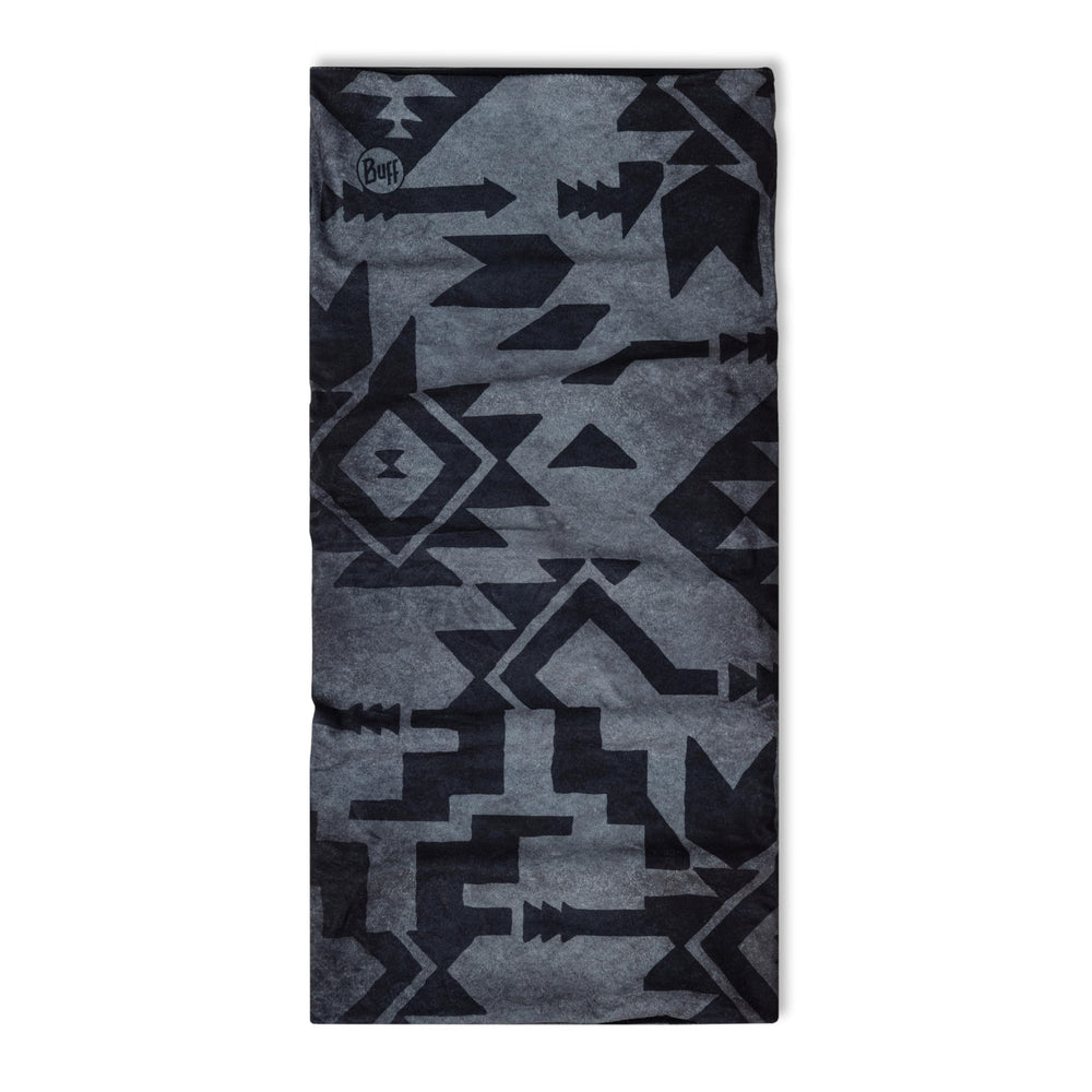 Buff Polar reversible neckwarmer lining close-up shows cozy warm lining for cooler days.